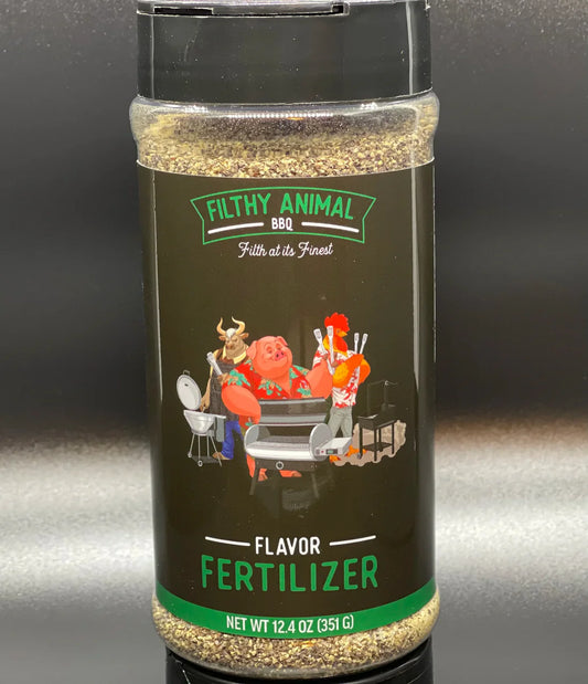 Filthy Animal BBQ - Flavor Fertilizer | All-Purpose Garlic Salt Pepper Seasoning | BBQ Rub for Brisket, Chicken, Steak & Vegetables